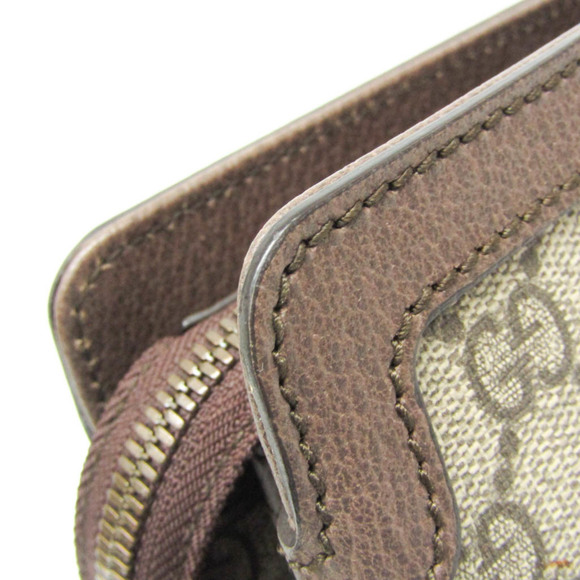 GUCCI Authentic Brown Leather Shoulder Bag - Picture 8 of 15